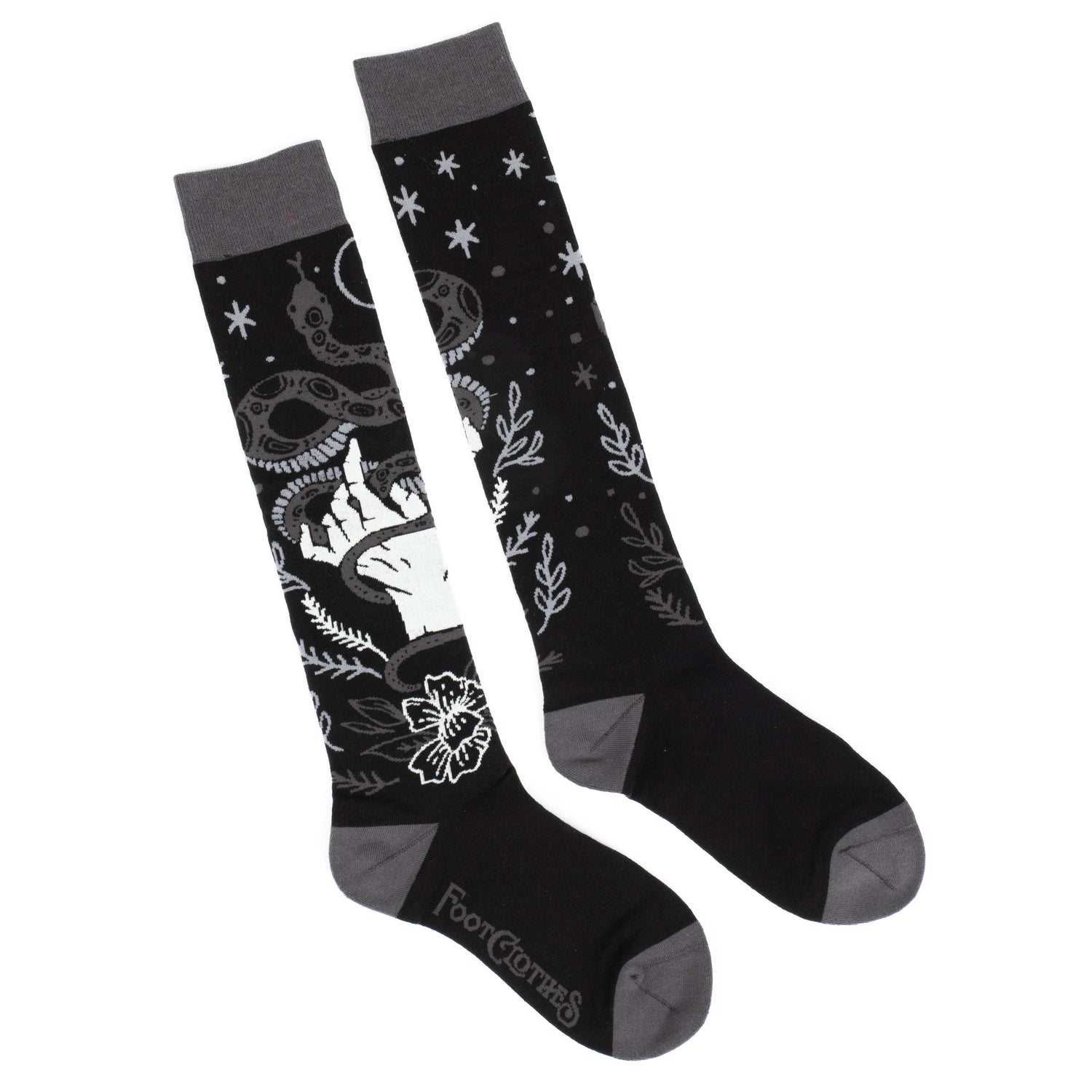 Serpentine Witch Knee High Socks