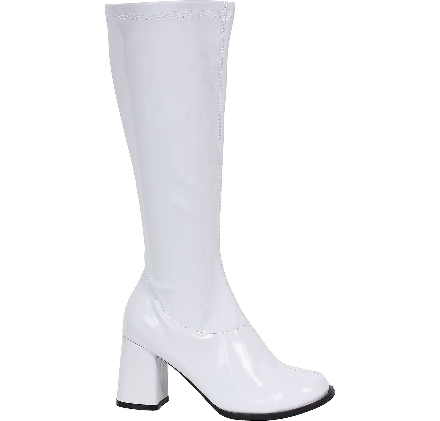 #457 White Gogo Boots Sz7 RENTAL