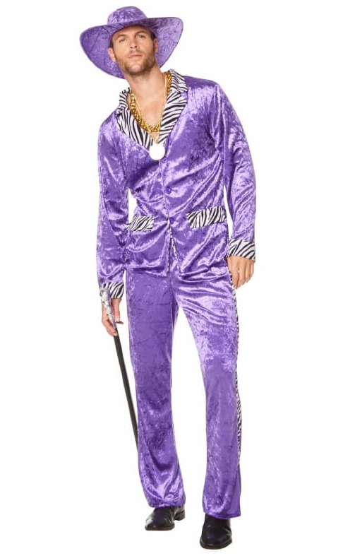 80's Men's Purple Pimp Suit