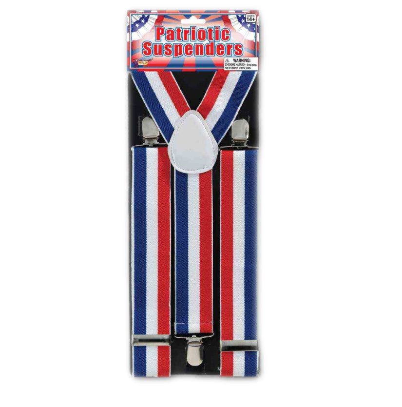 Patriotic Suspenders (R/W/B)