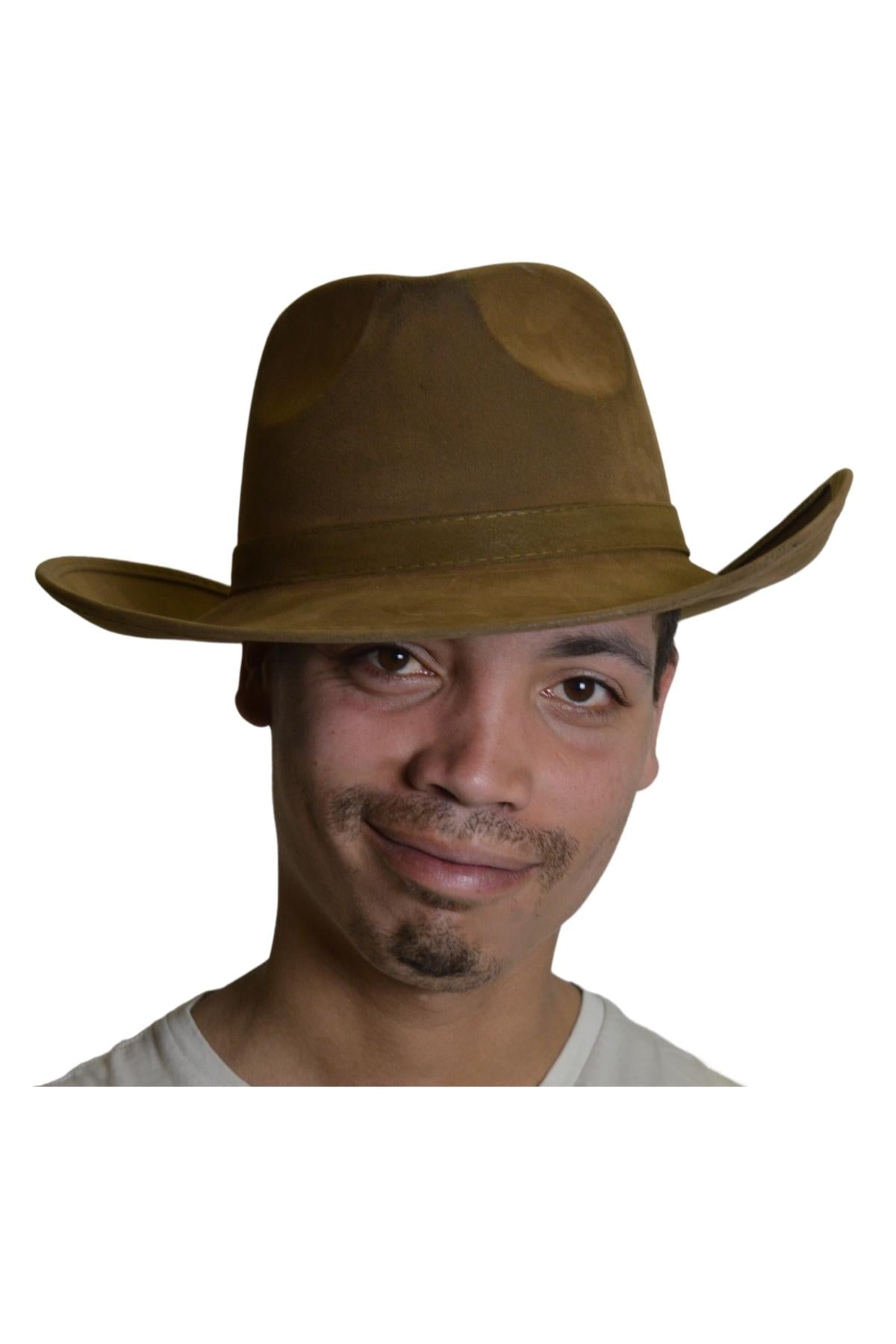 Leatherlike Indy Hat