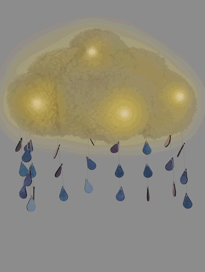 Rain Cloud Plush Hat