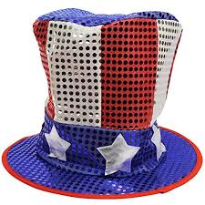 Uncle Sam Hat Sequin