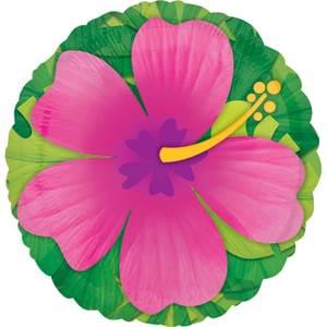 32" Pink Hibiscus Flower Balloon