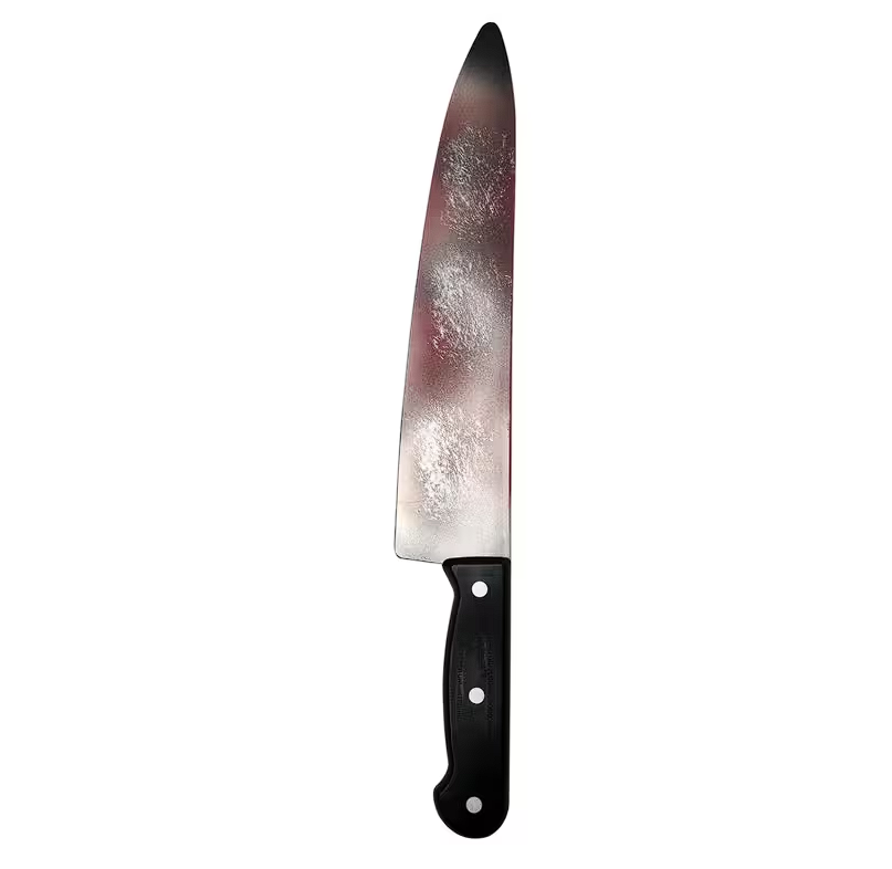 15" Scream™ Ghostface Bloody Butcher Knife