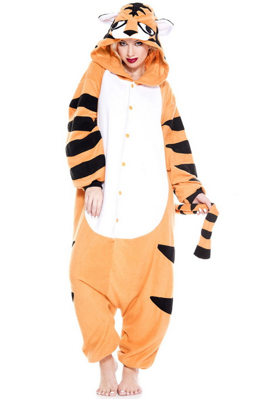 Striped Tiger Kigurumi Onesie