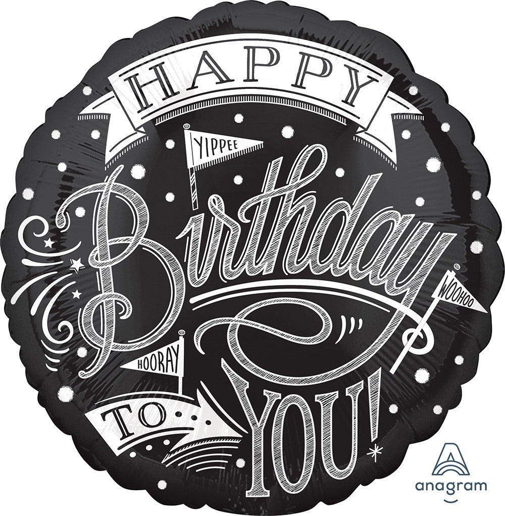 18" Happy Birthday Balloon