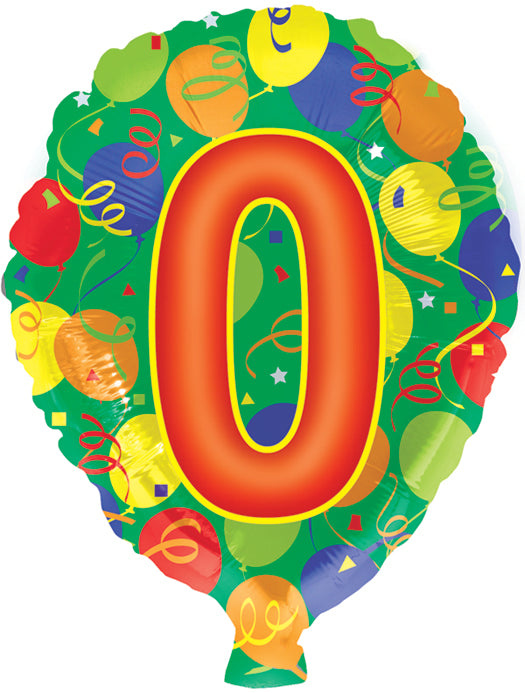0 Birthday W/Helium