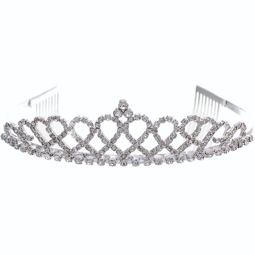 Silver Rhinestone Tiara