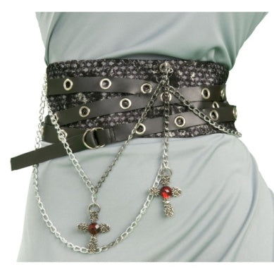 Vampire Belt with Crosses