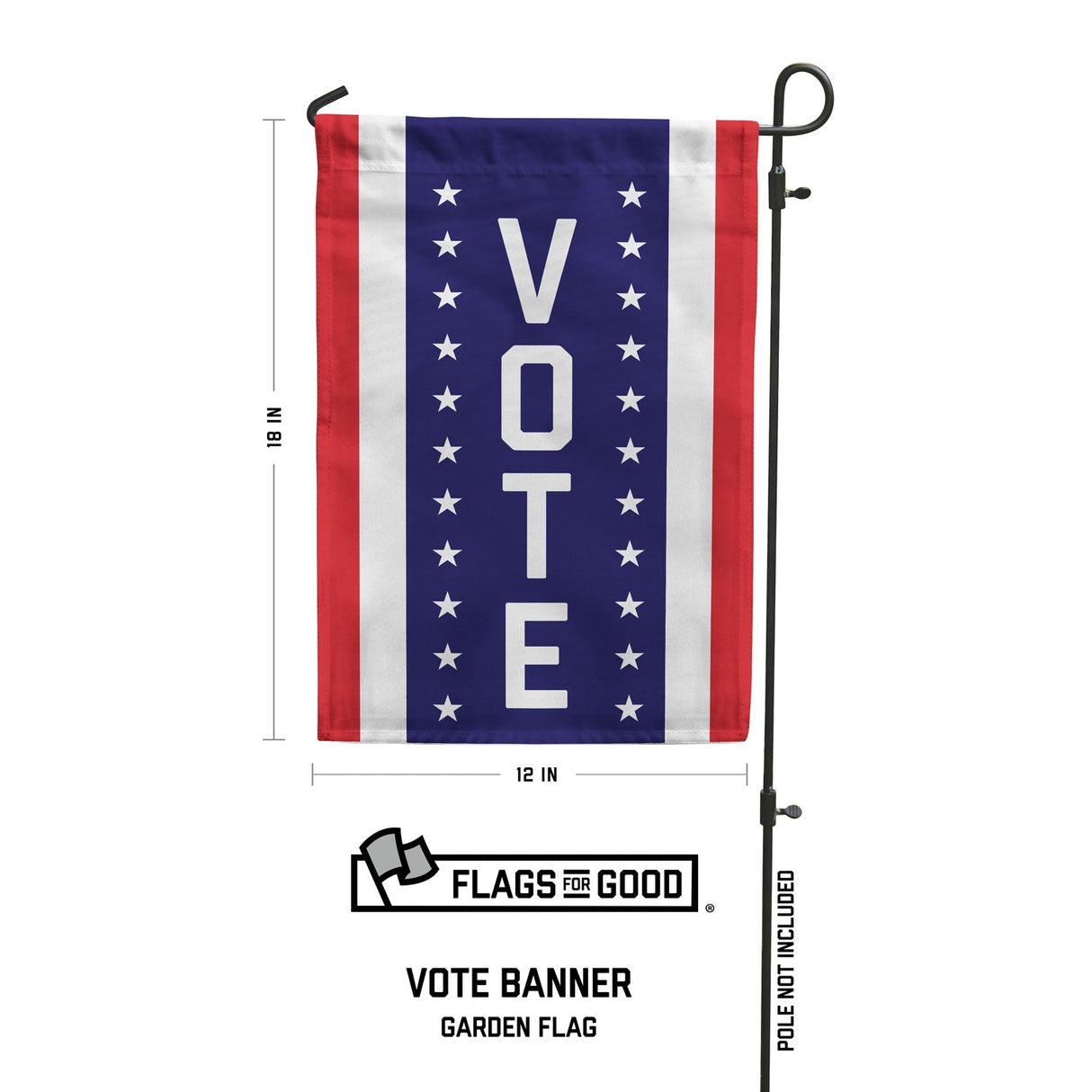 Vote Banner Garden Flag