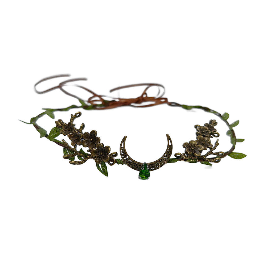 Moon Druid Tiara w/ Stone