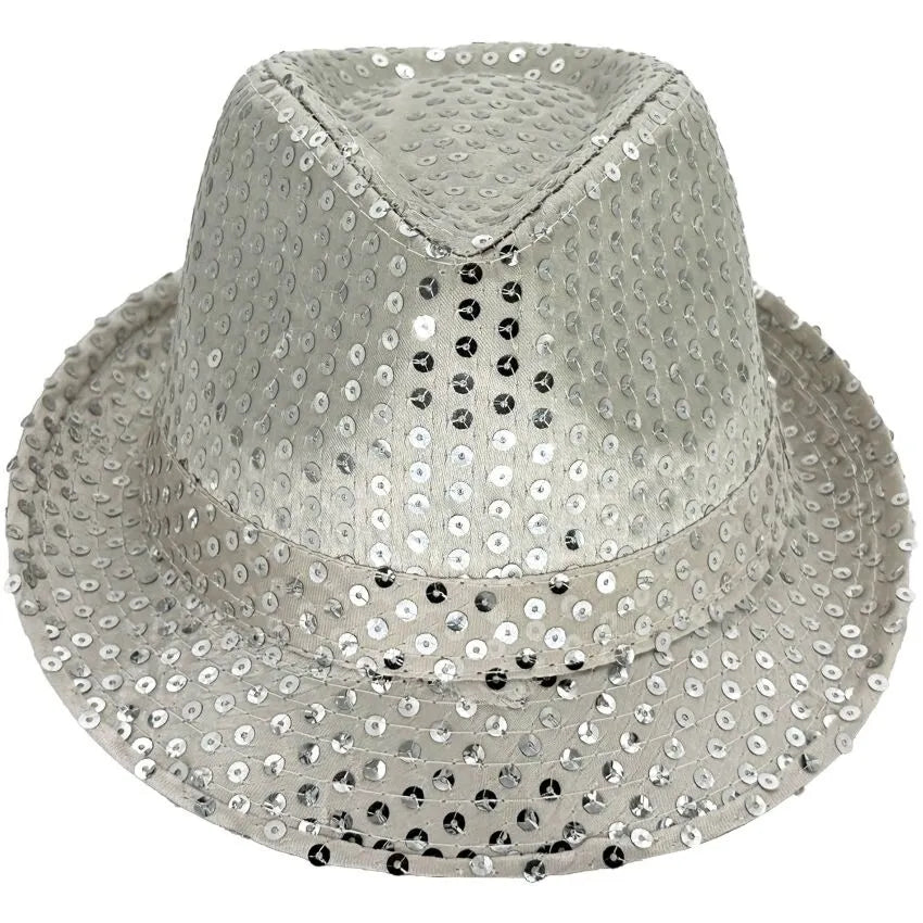 Sparkling Sequin Trilby Fedora