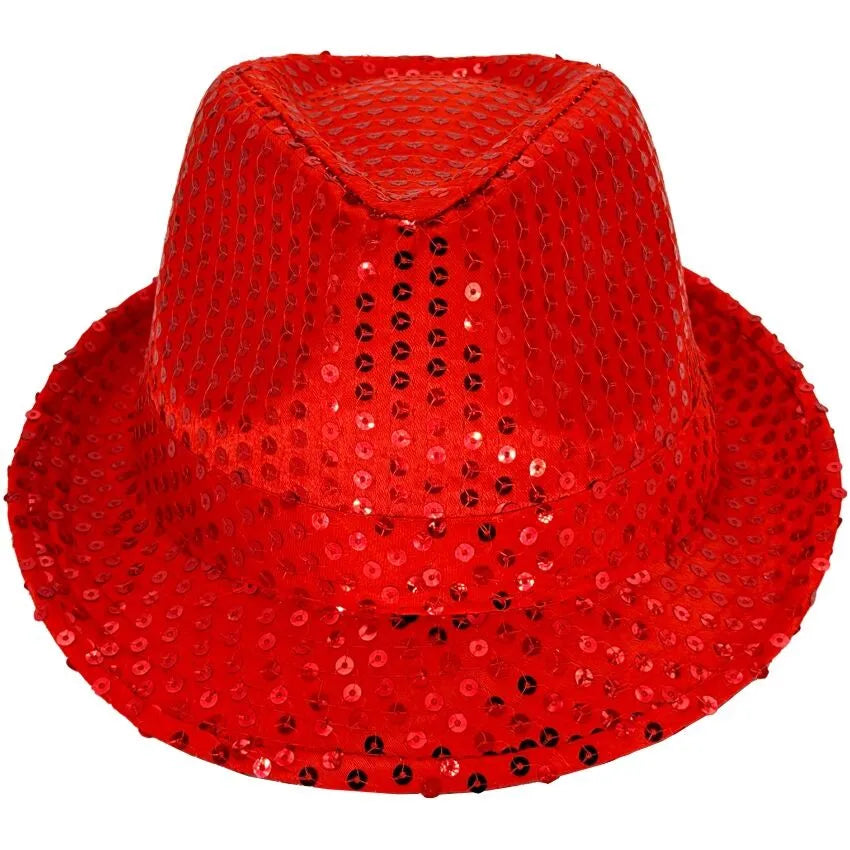 Sparkling Sequin Trilby Fedora