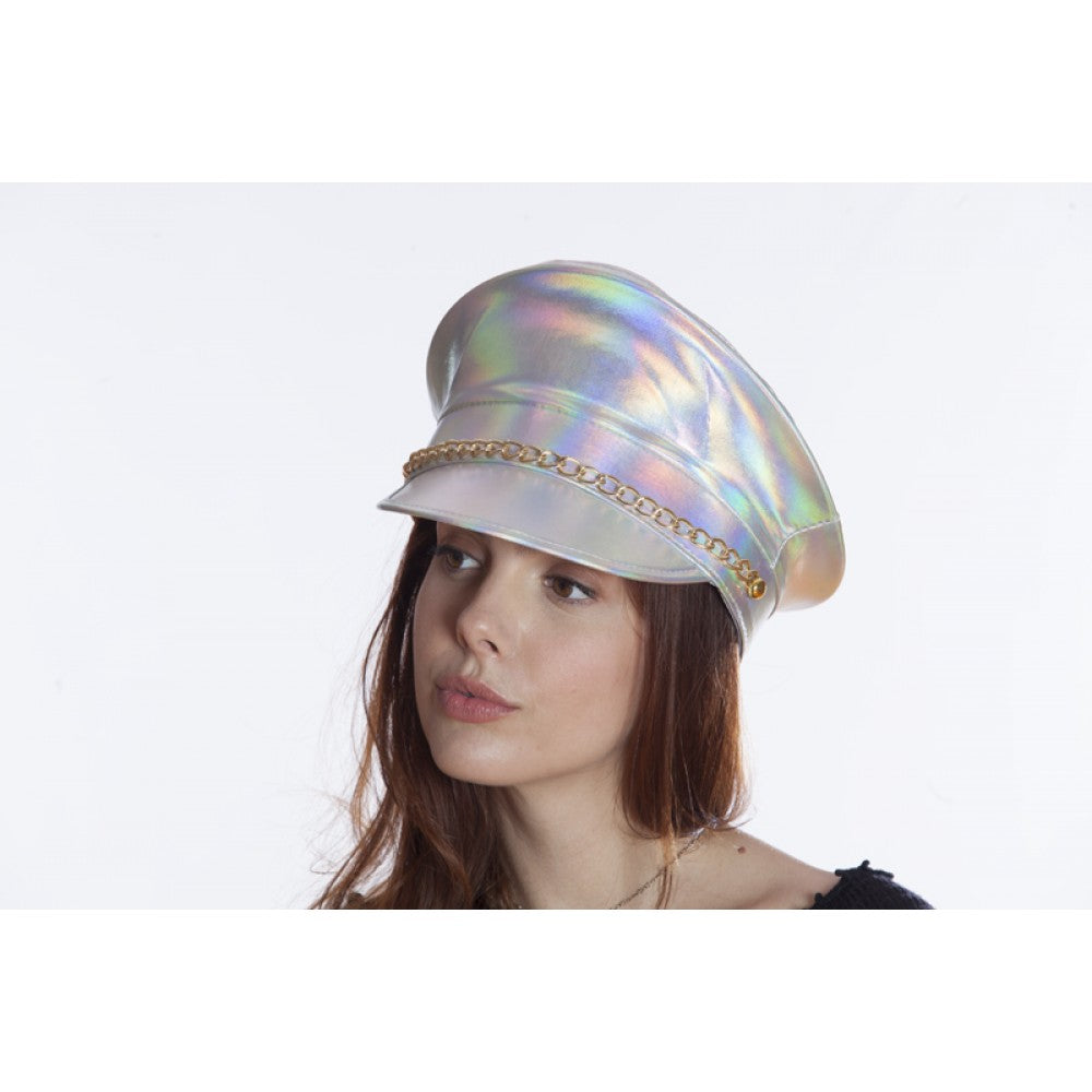 Holographic Military Style Hat