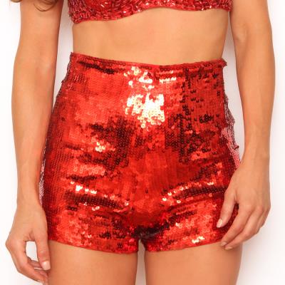 Sequin Shorts w/ Zipper