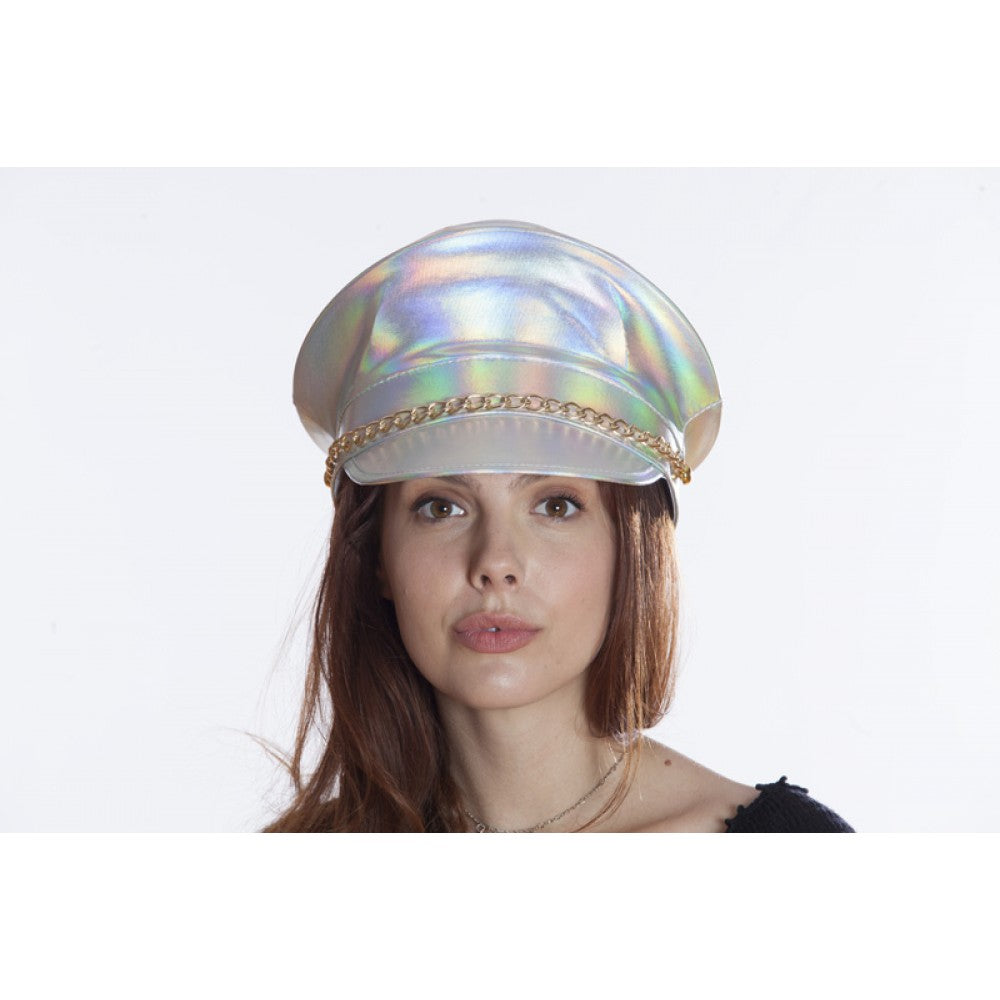 Holographic Military Style Hat