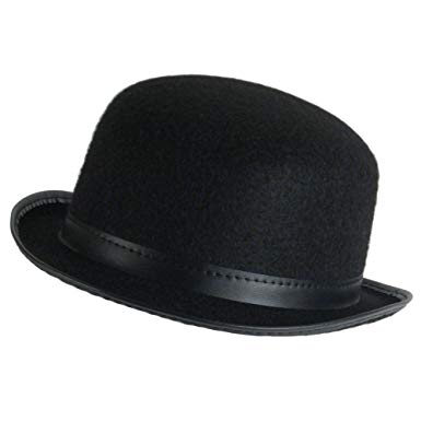 Black Felt Bowler