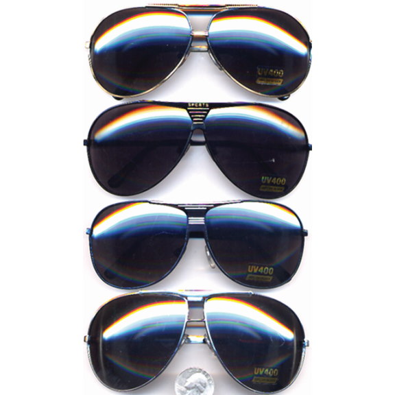 Assorted Aviators Dark Lens