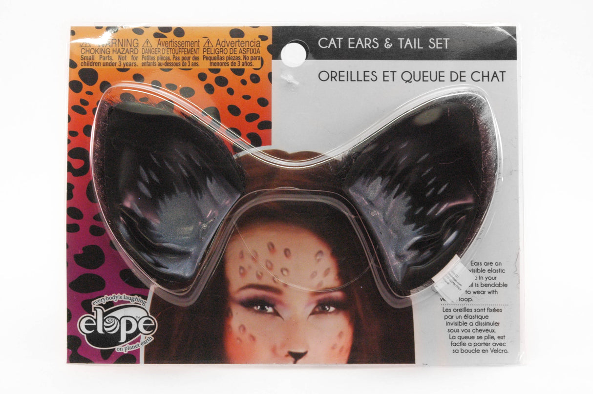 Cat Ears & Tail Kit Black