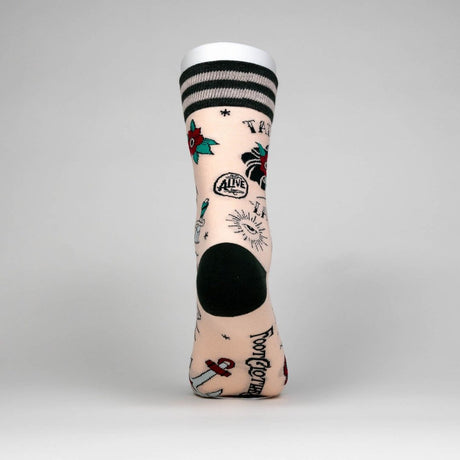 Tattooed Lady Crew Socks