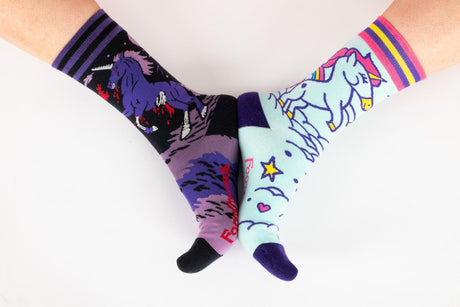 Evil AF Unicorn Crew Socks