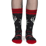 Beelzebuck Ugly Xmas Sweater Crew Socks