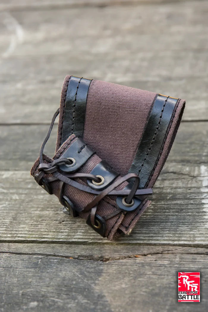 Small Canvas and Leather Frog