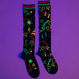 Skate Rink Carpet Knee High - UV Reactive