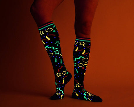 Skate Rink Carpet Knee High - UV Reactive