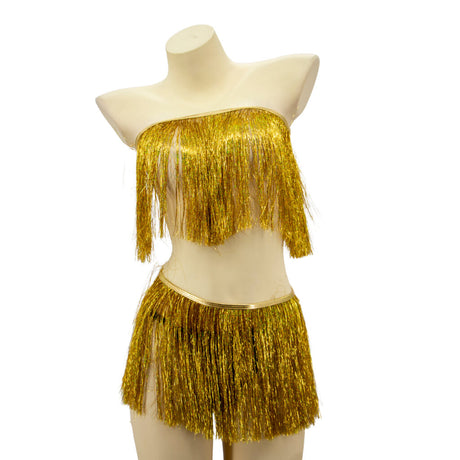 Rave Fringe Top and Belt Set