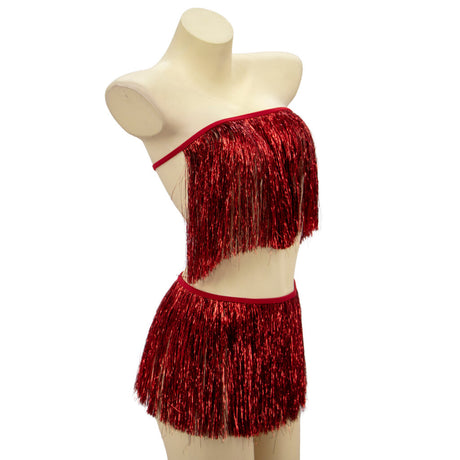 Rave Fringe Top and Belt Set
