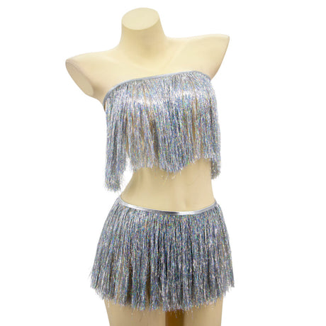 Rave Fringe Top and Belt Set