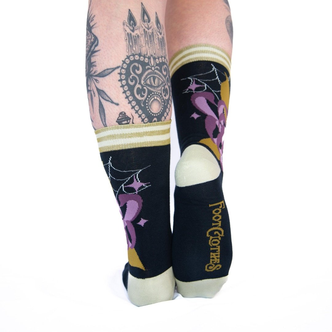 Arachnid's Bloom Crew Socks