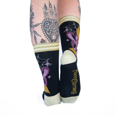 Arachnid's Bloom Crew Socks