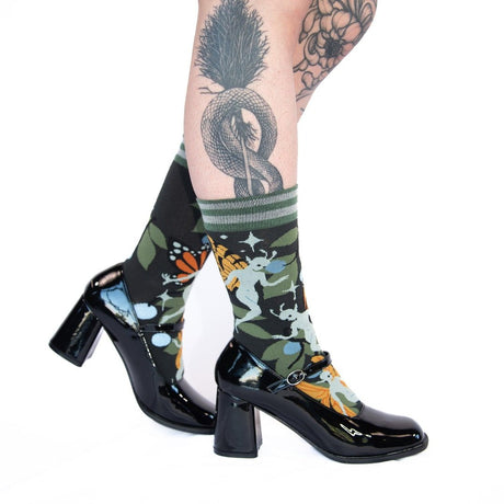 Fanciful Fairies Crew Socks