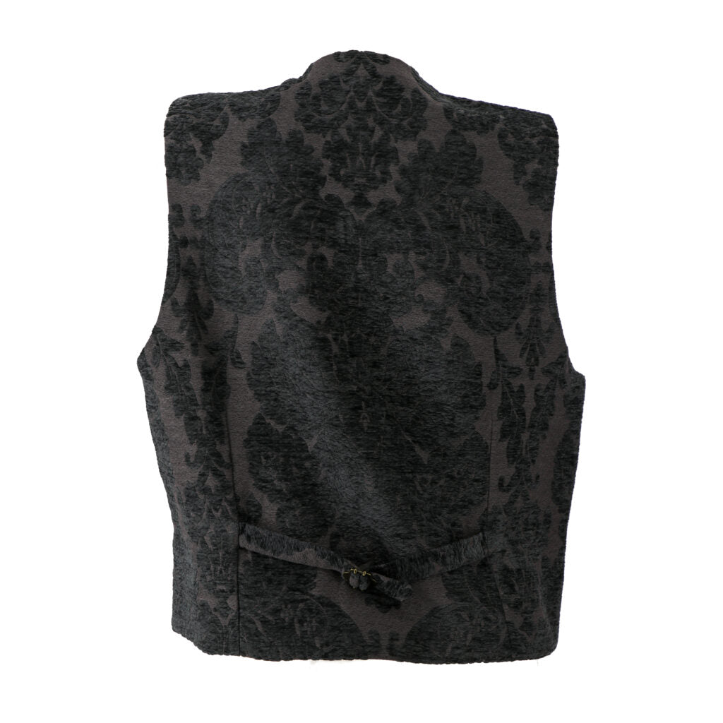 Damask Floral Brocade Pirate Vest