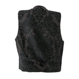 Damask Floral Brocade Pirate Vest