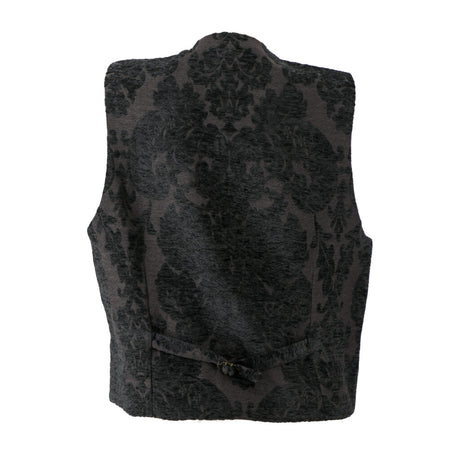 Damask Floral Brocade Pirate Vest