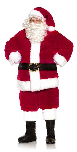 Luxurious Ultra Plush Professional Santa Suit
