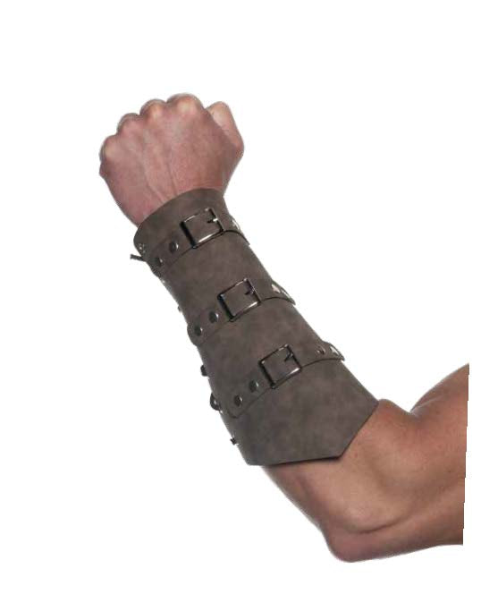 Faux Leather Medieval Arm Cuffs