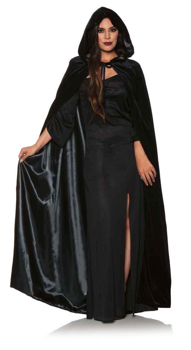 Satin Lined Hooded Cape