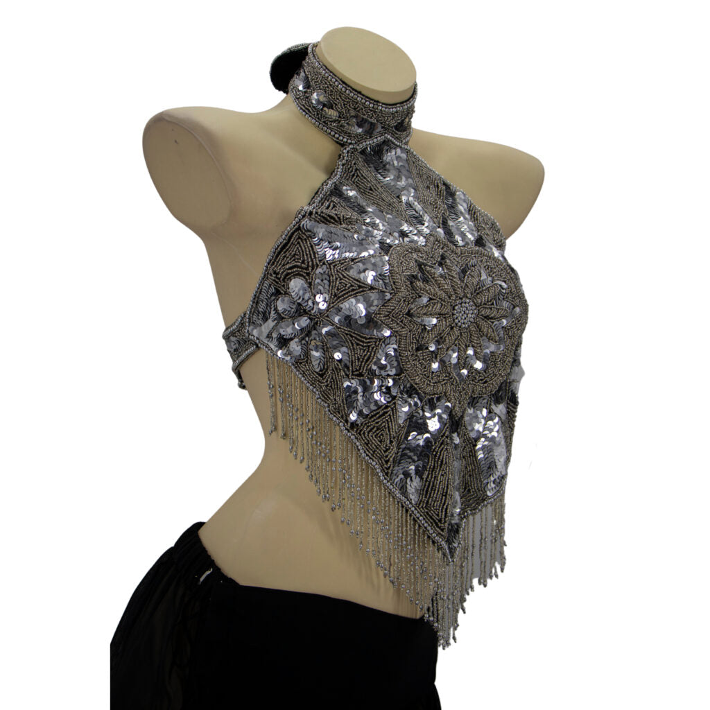 Beaded Halter Top