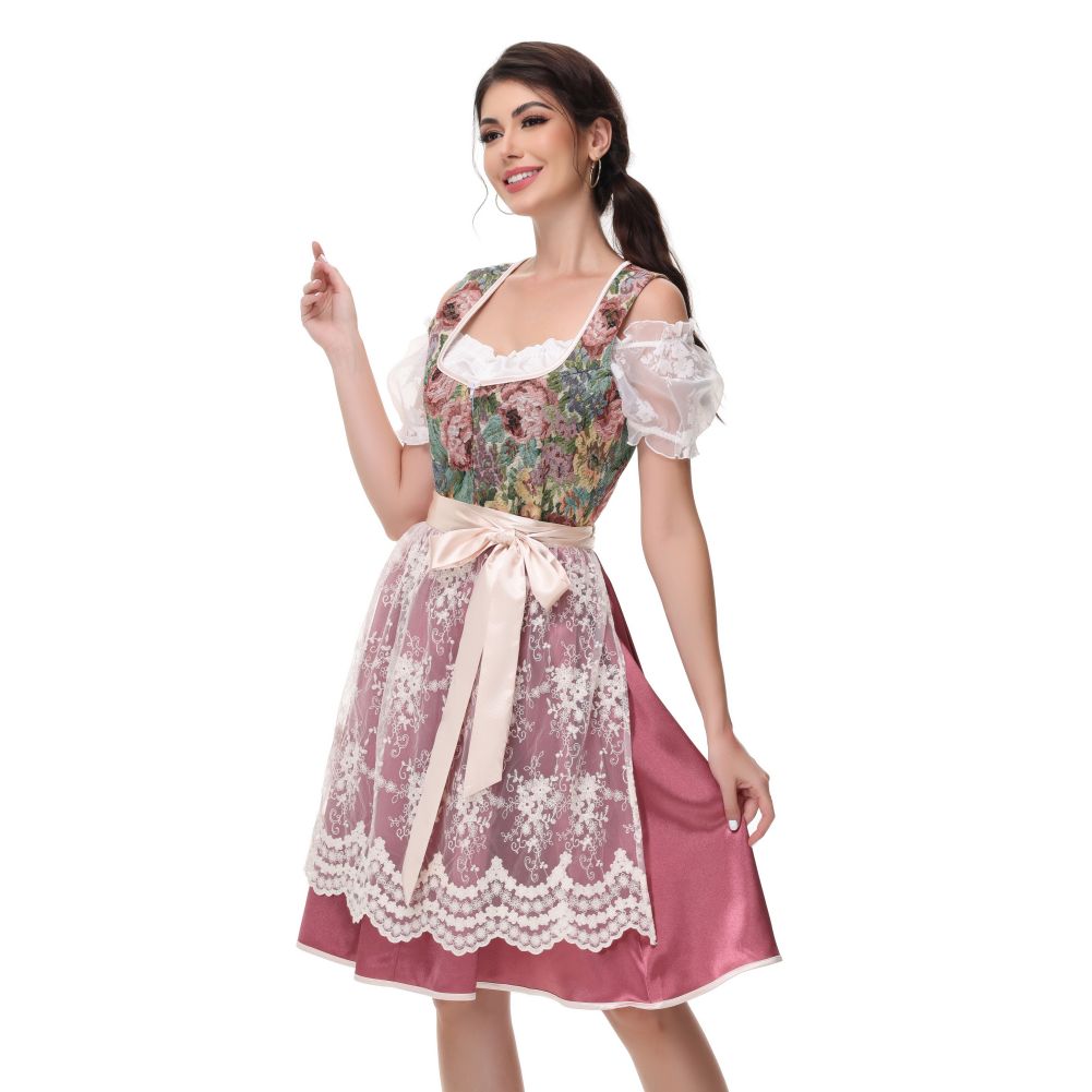 Butterfly Corset Renaissance Dress Pink / XL Butterfly Corset Renaissance Dress Pink / XL