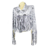 Tassel Fringe Sequin Jacket