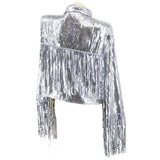 Tassel Fringe Sequin Jacket