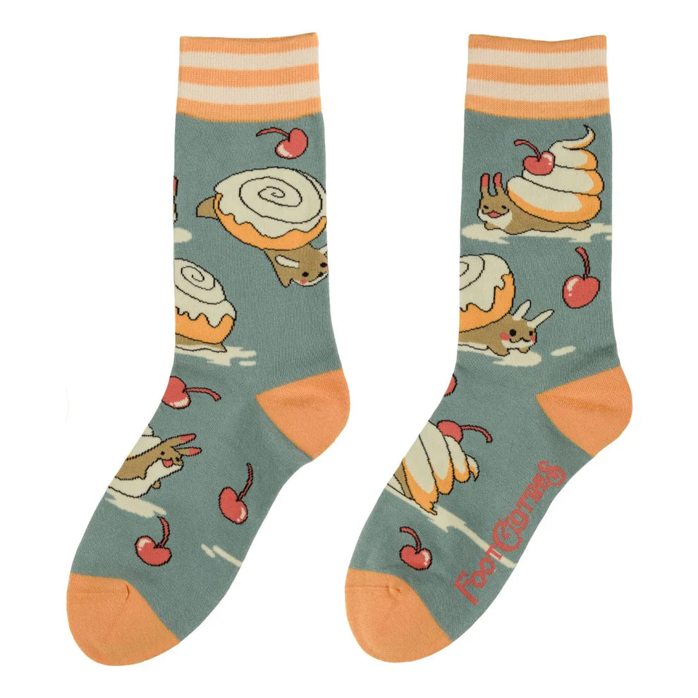 Cinnasnails Crew Socks