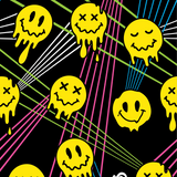 Laser BassFace Melt Supreme Crew Socks