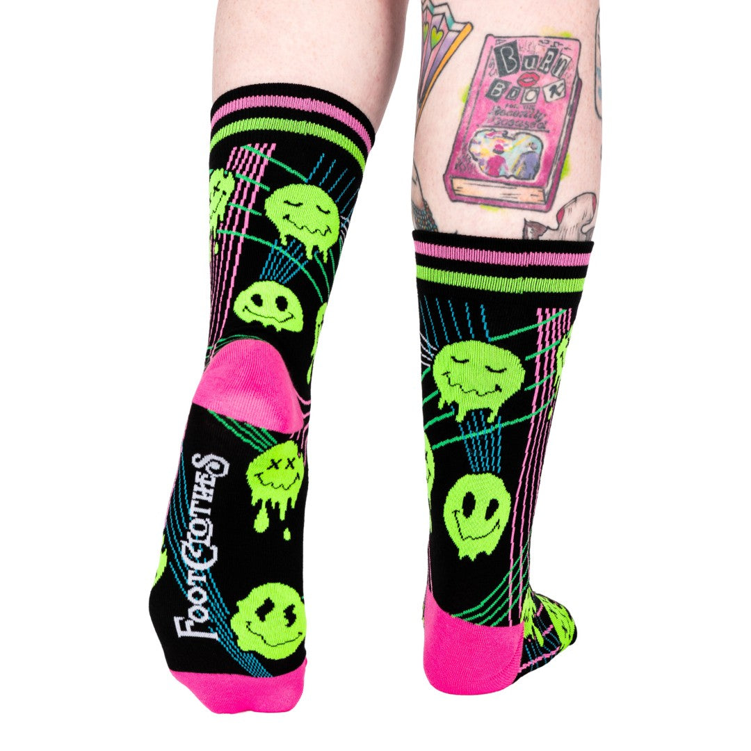 Laser BassFace Melt Supreme Crew Socks