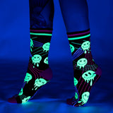 Laser BassFace Melt Supreme Crew Socks